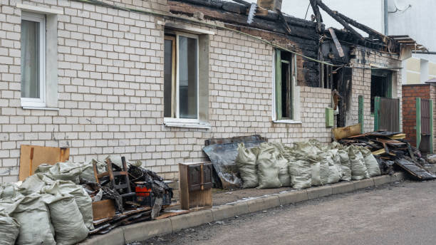 Professional Fire Damage Removal technician working in Enumclaw, WA